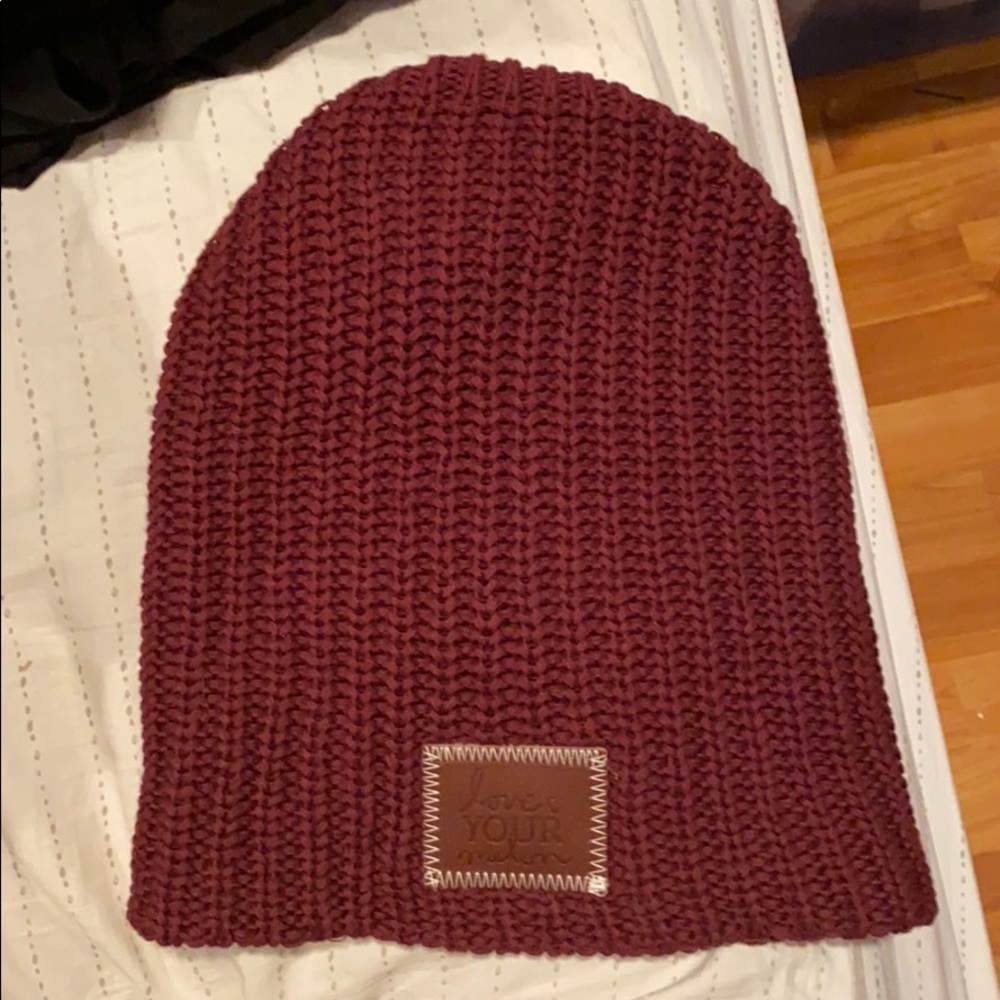 Burgundy Love Your Melon beanie